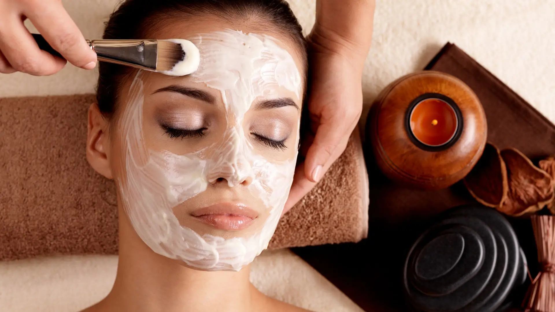 Photo of a rejuvenating face mask used in facial services at Agigma Holistic Spa