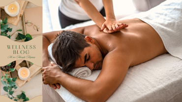 Άντρας που λαμβάνει μασάζ στο Agigma Holistic Spa Άντρας που λαμβάνει μασάζ στο Agigma Holistic Spa Man receiving massage at Agigma Holistic Spa
